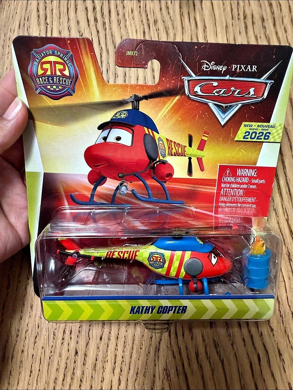 Mattel Disney Pixar Cars Race & Rescue Kathy Copter Red & Blue 2026
